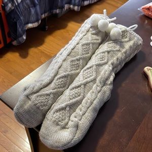 Ugg Slipper Socks Tall Fuzzy Brand New